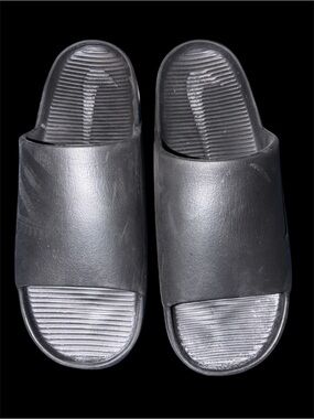Nike Black Men's Slide Sandals - Simple Slip-On Comfort M 11 W 12